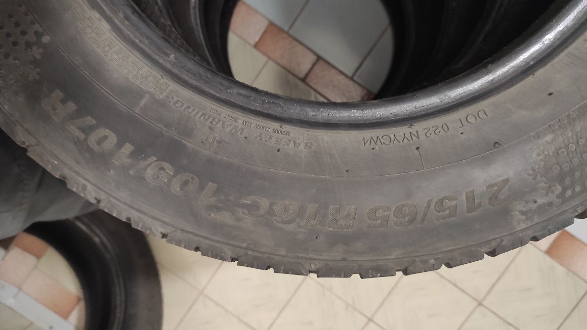 4 бр зимни гуми 215/65/16 бусови