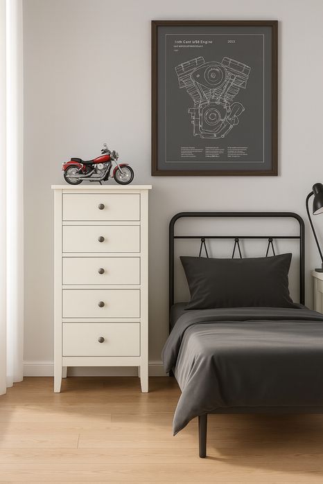 Comoda Tromsö din MDF