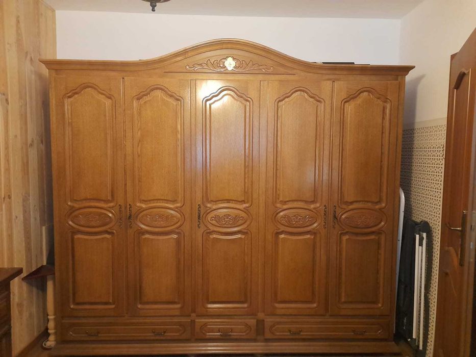 sifonier dulap stejar sculptat mdf