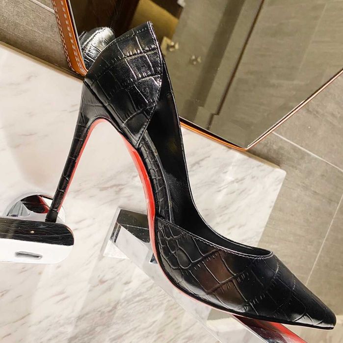 Pantofi dama Christian Louboutin Iriza Crocodile, marimi 35-40