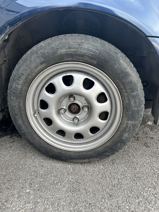 14 4х100 железарки със стар дот гуми