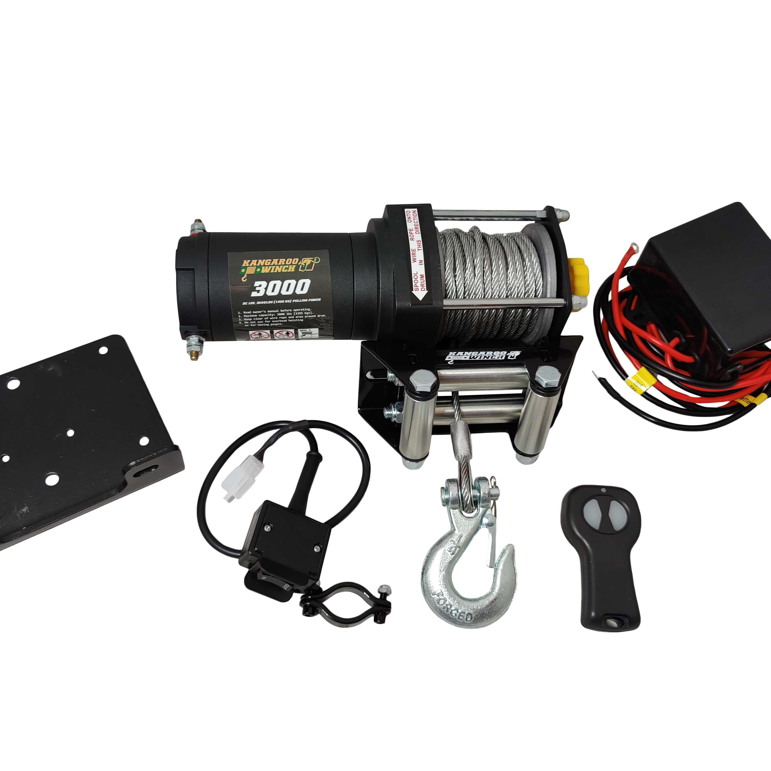 KangarooWinch (PowerWinch) K3000 – Лебедкa за АТВ, УТВ