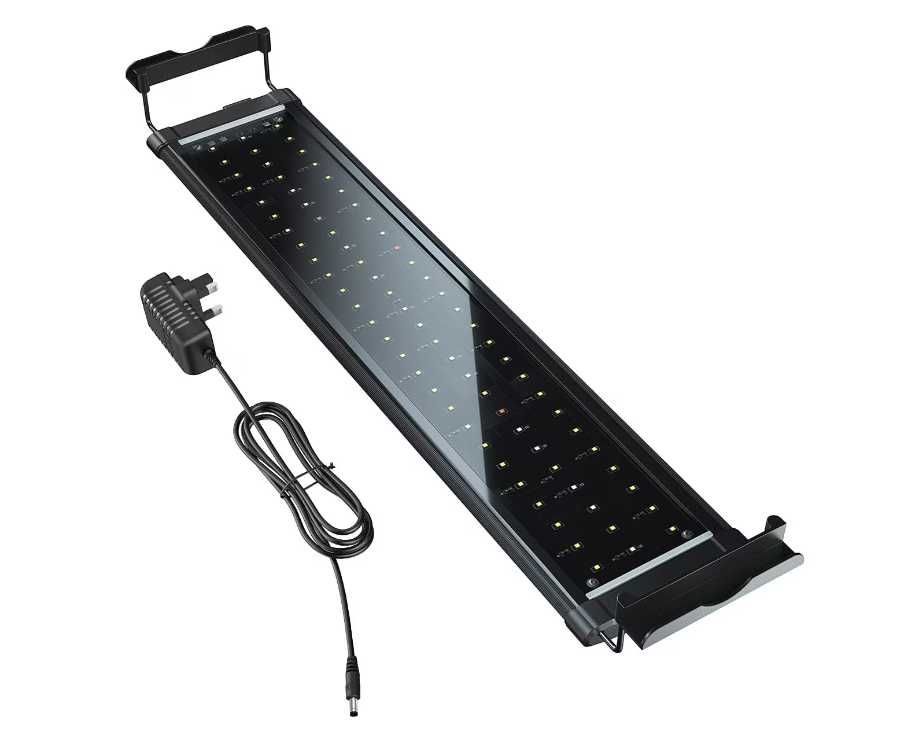Lumina LED pentru acvariu, 12W, 60-90 cm, Negru