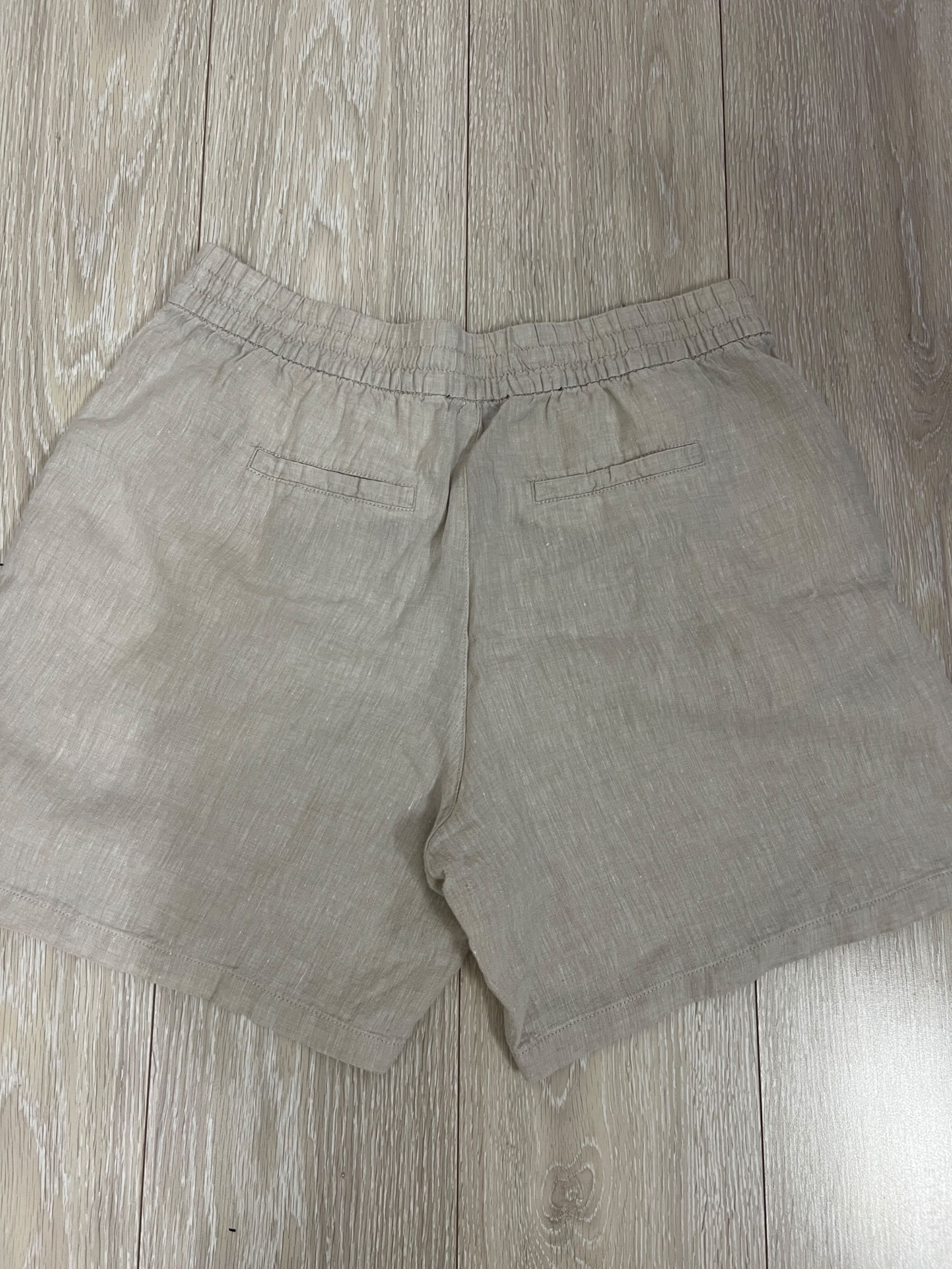 Fusta pantalon sau pantaloni scurti din in