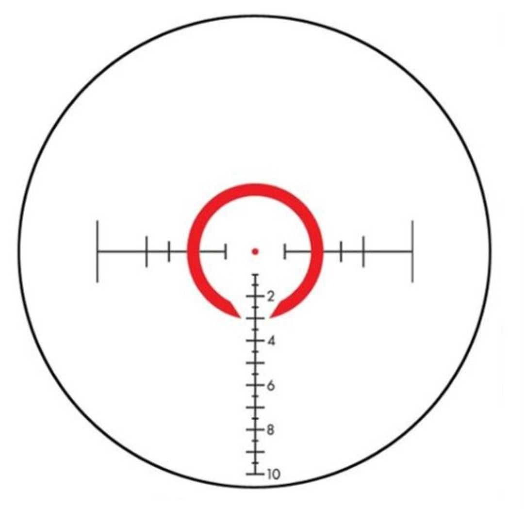 Bushnell с увеличение от 1-8.5 x 24 SMRS 34mm III. скала BTR-2 FFP