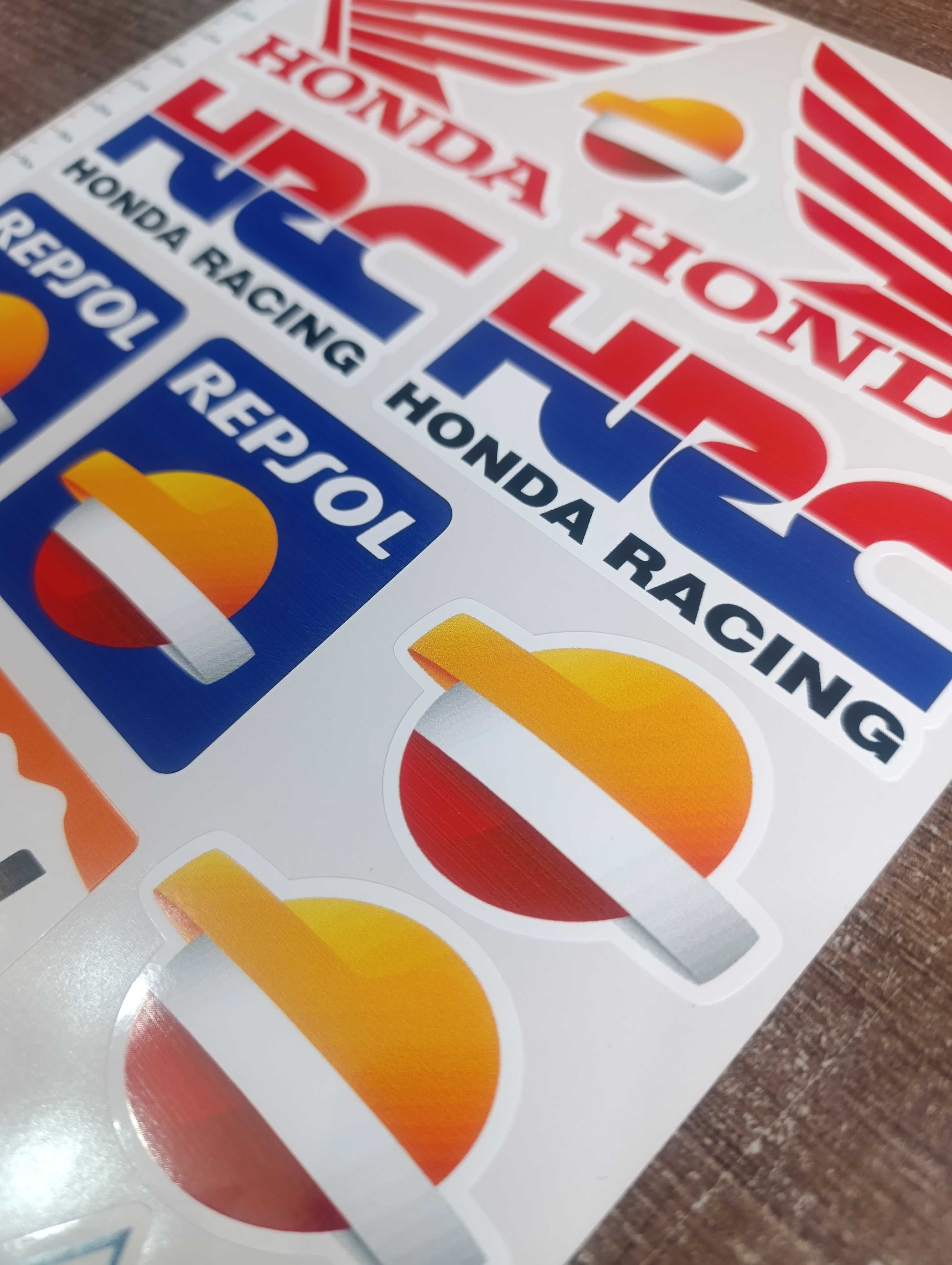 Стикери за Мотор Хонда HRC Repsol Geico Honda