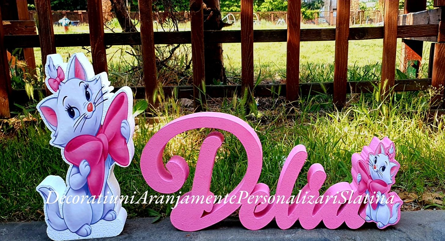 Nume polistiren decor figurine