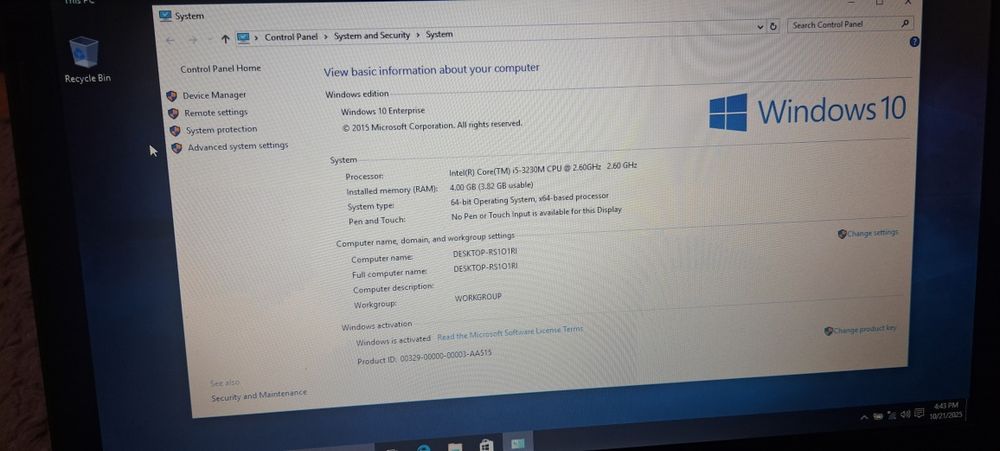 Laptop Acer E1 571