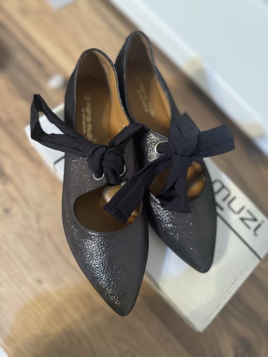 Новые балетки! Кожа! Mario Muzi