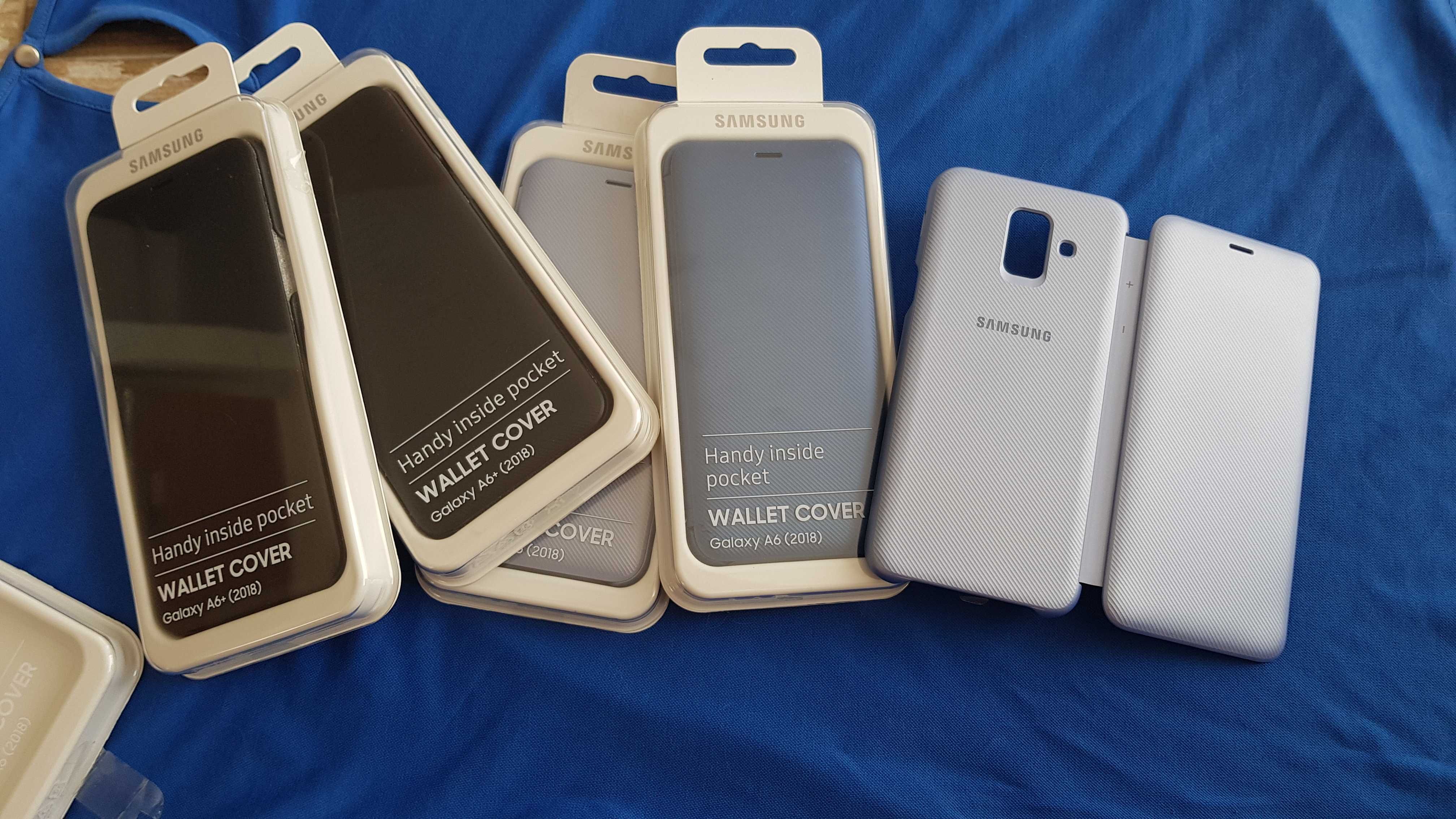 Husa Originala Samsung Galaxy A6 si A6 PLUS+ Flip cover noua,activa