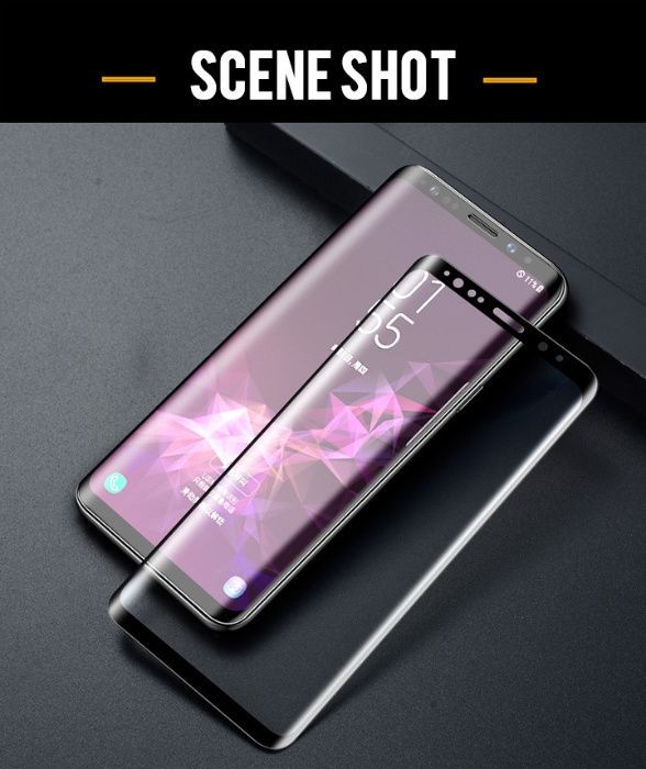 Folie sticla curbata 100D FULL GLUE pt Samsung Galaxy Note 8 / Note 9