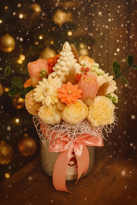 Buchet din ceara de soia