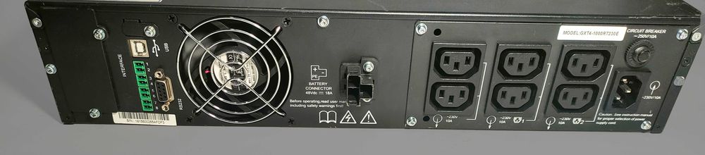 UPS Liebert 1000Va-0.9kw. online, гаранция, цената е с вкл. ДДС