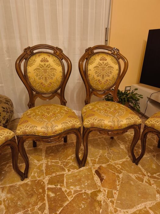 Masă extensibilă + 6 scaune Baroc