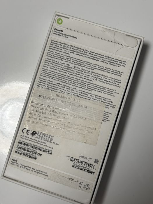 Iphone 13 red full box
