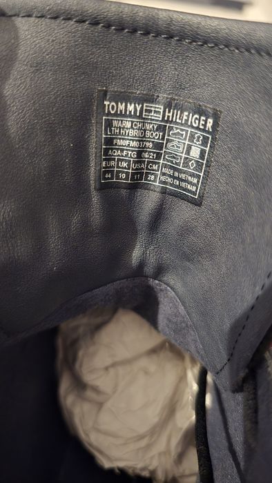 Ghete piele Tommy Hilfinger