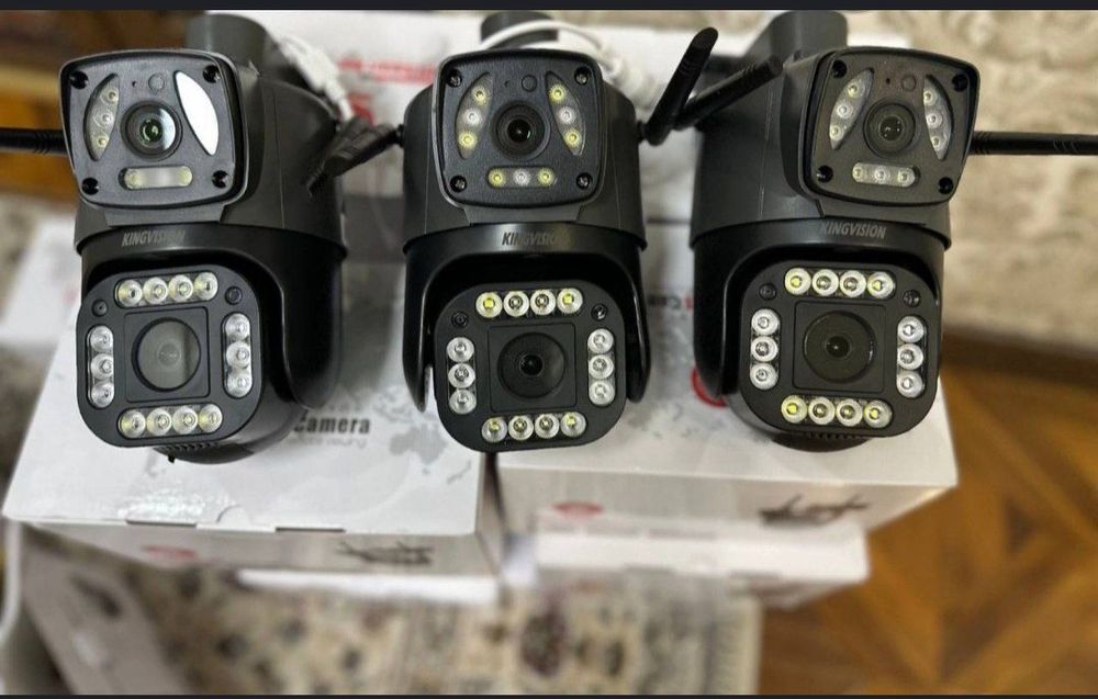 Video kuzatuv kamera 360 gradusli Wifi va 4G smart IP