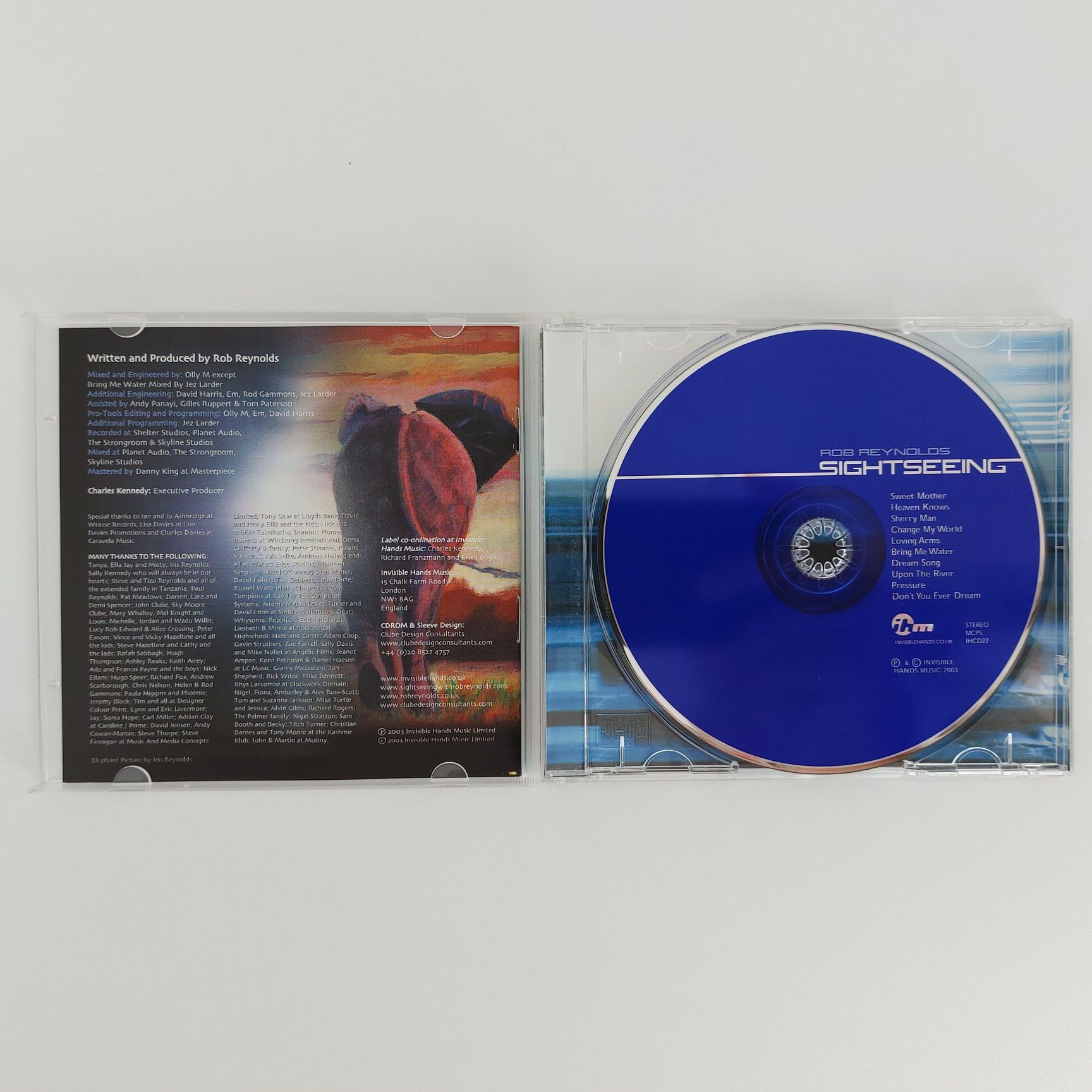 Rob Reynolds - Sightseeing - Audio CD 
Като ново.
