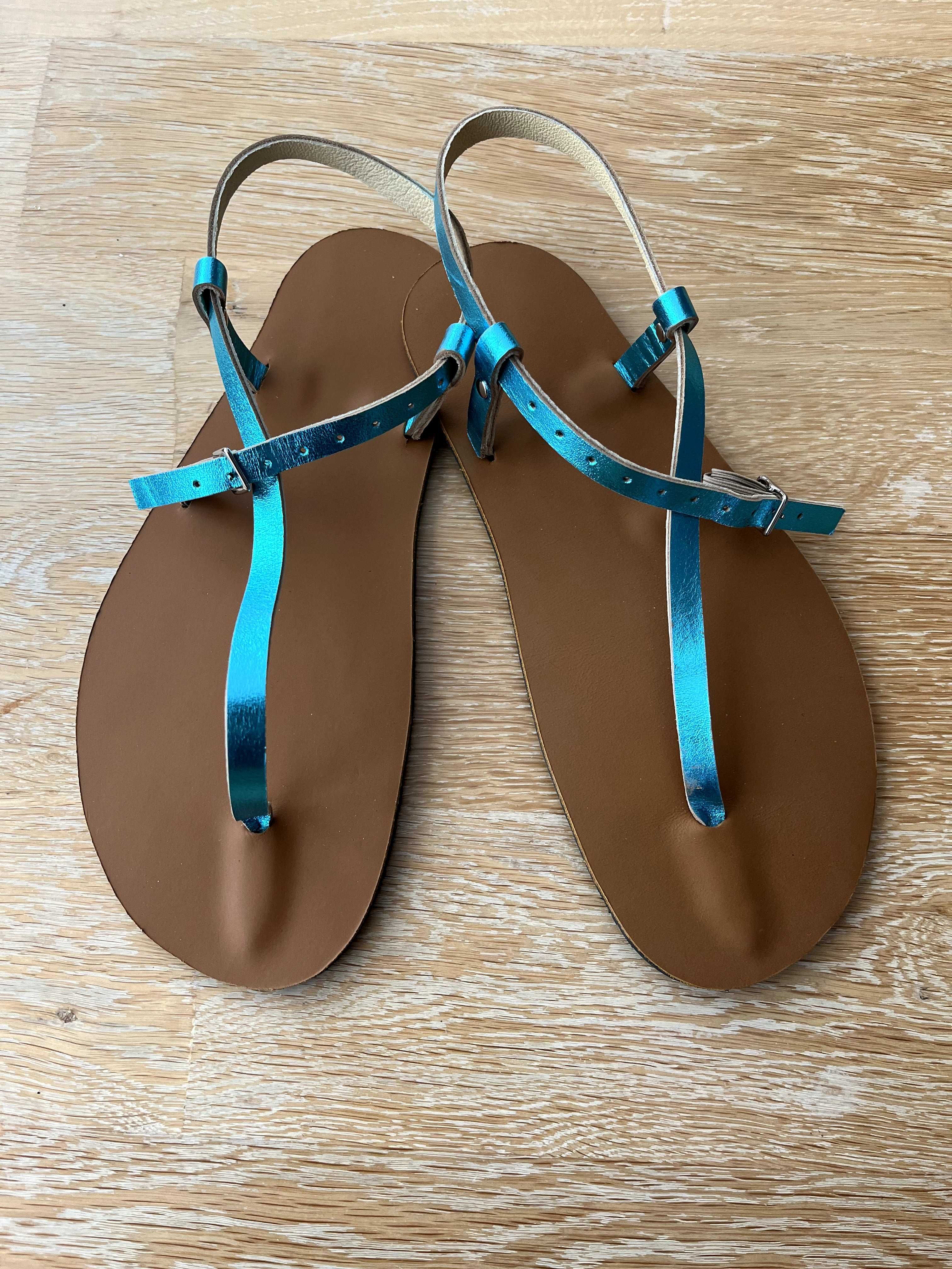 Боси сандали Unshoes Saffron Turquoise, #38, нови, цена 180лв