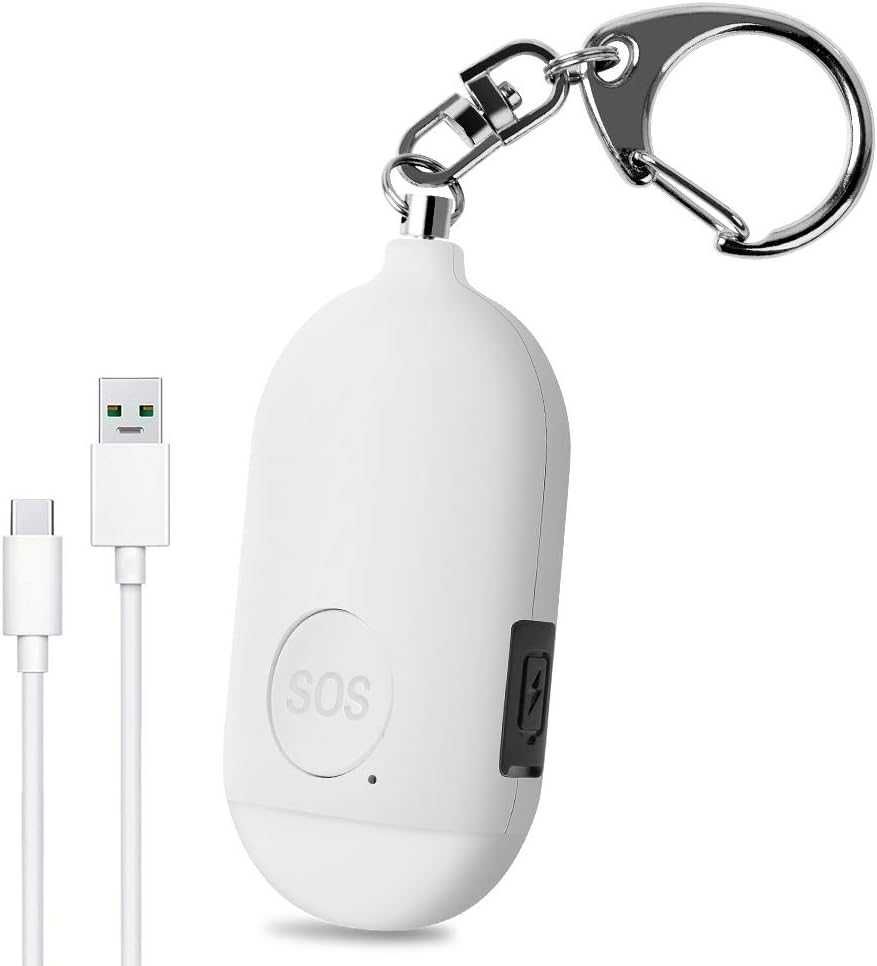 Лична аларма на Evershop 130dB USB акумулаторна