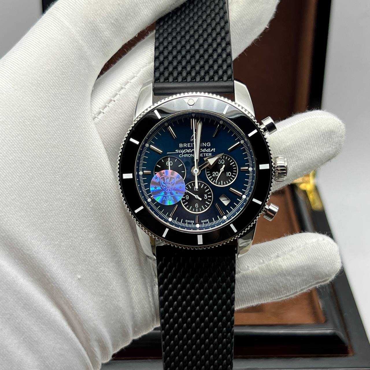 Часовници Breitling Superocean Chronograph сребро