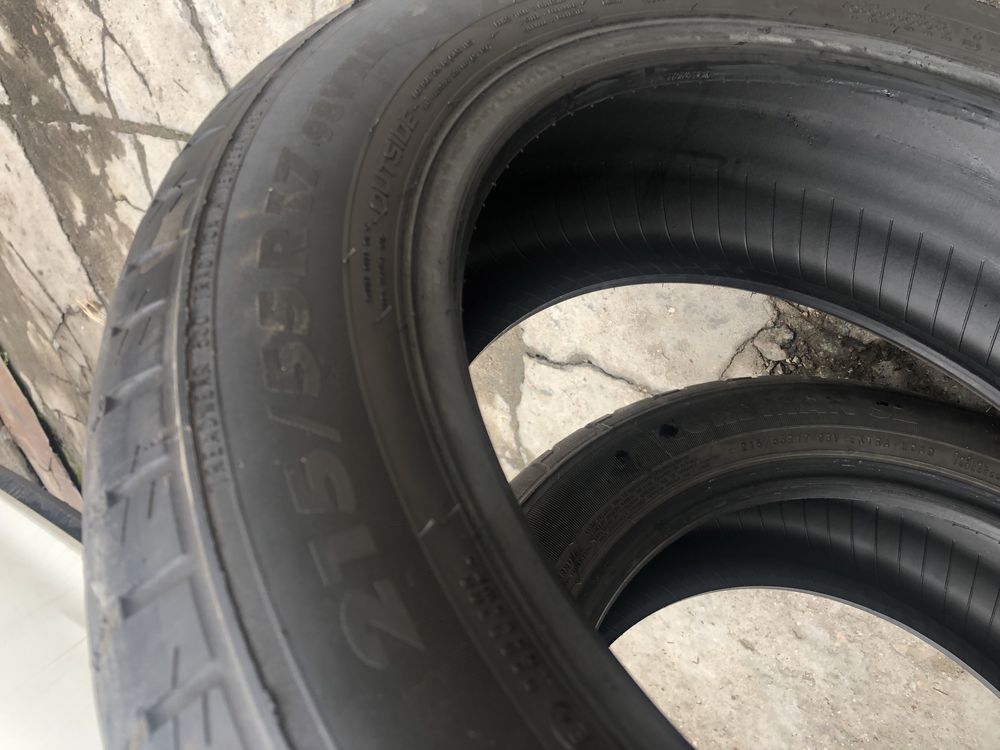 Шины Nokian TYRES 215/55R17 лето комплект 4штуки