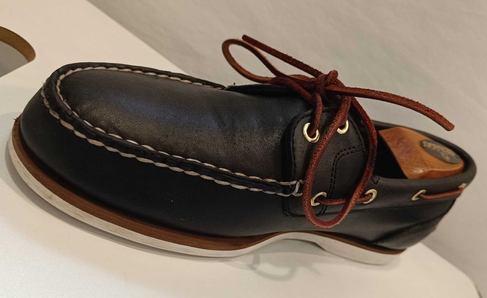 Pantofi casual boat 40.5 41 premium Timberland piele naturala moale