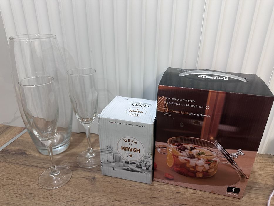 Посуда креманки вазы