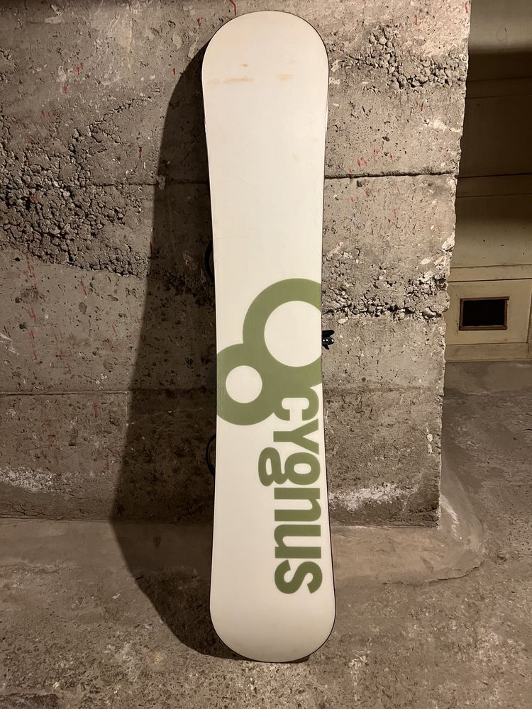 Placa snowboard Cygnus 160 cm cu legaturi Santa Cruz