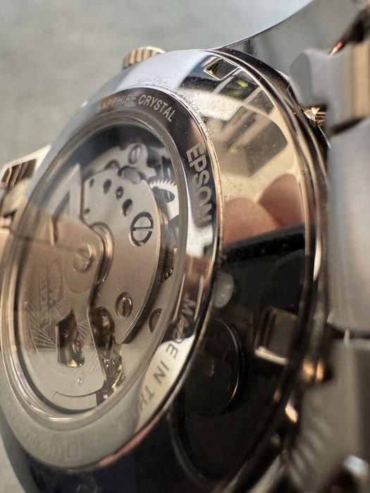 Мъжки автоматичен часовник Orient RA-AR0008E (Semi-skeleton, зелен)