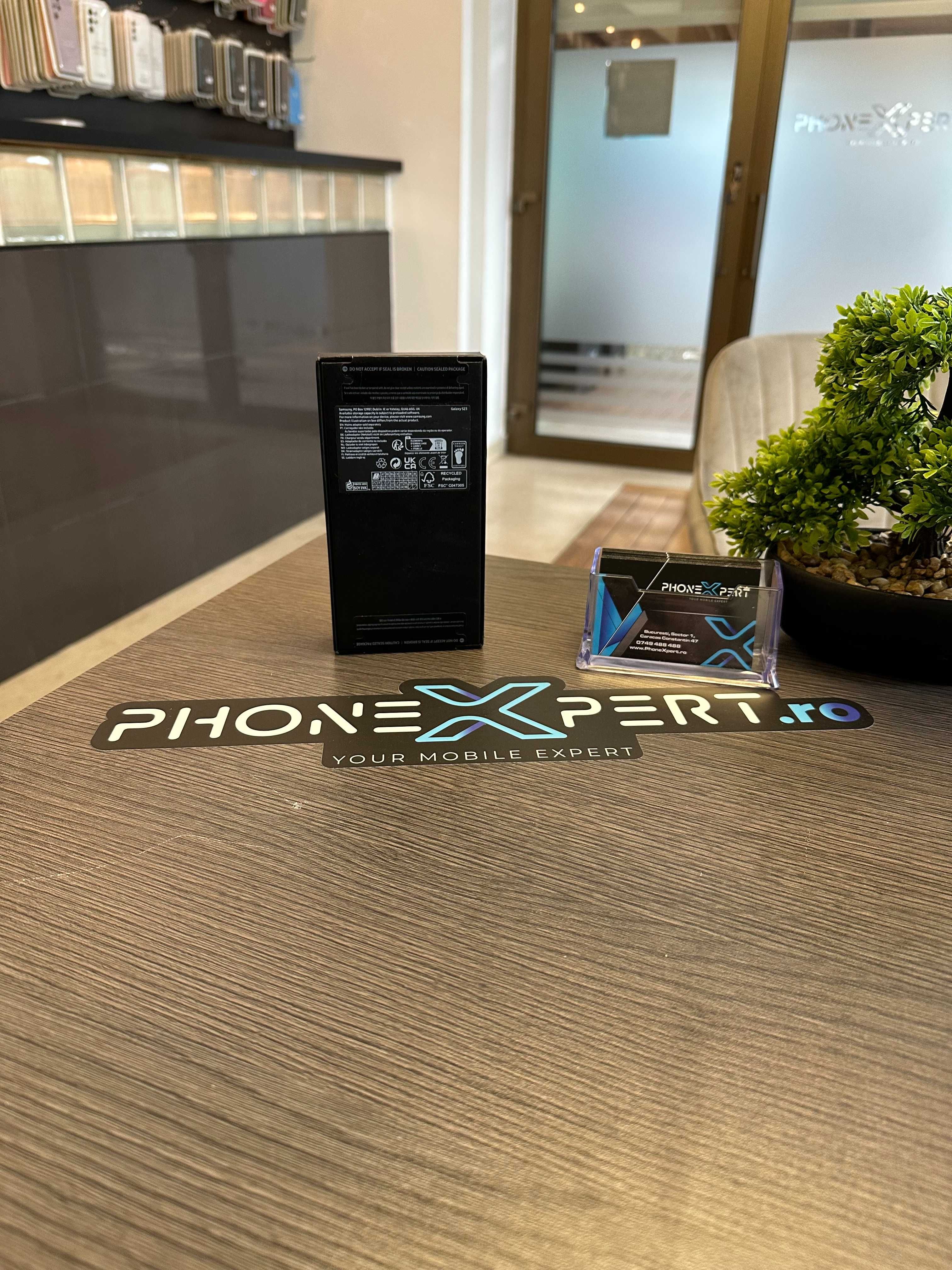 PhoneXpert - Samsung S23 128GB Phantom Black -Nou