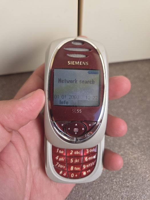 Raritate,clasic,vintage,de colectie. Siemens slide SL55 burgundy.