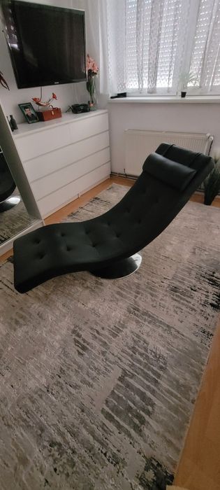 Fotoliu rotativ de relaxare cu saltea de masaj