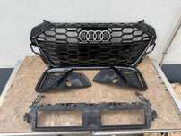 Grila masca bara fata Audi A4 S4 B9 8W S-Line Facelift 2020+ Originale