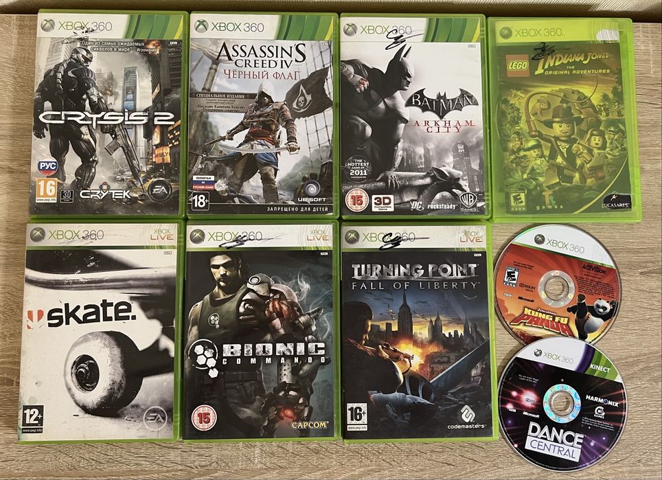 Диски на XBOX 360