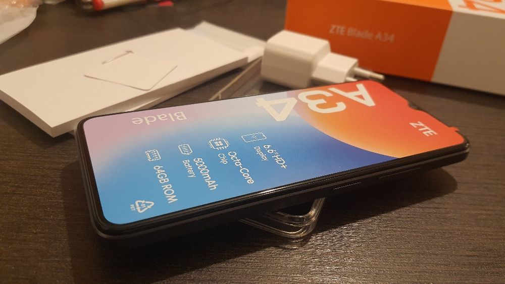 Smartphone ZTE Blade A34 Nou nouț, cu garanție