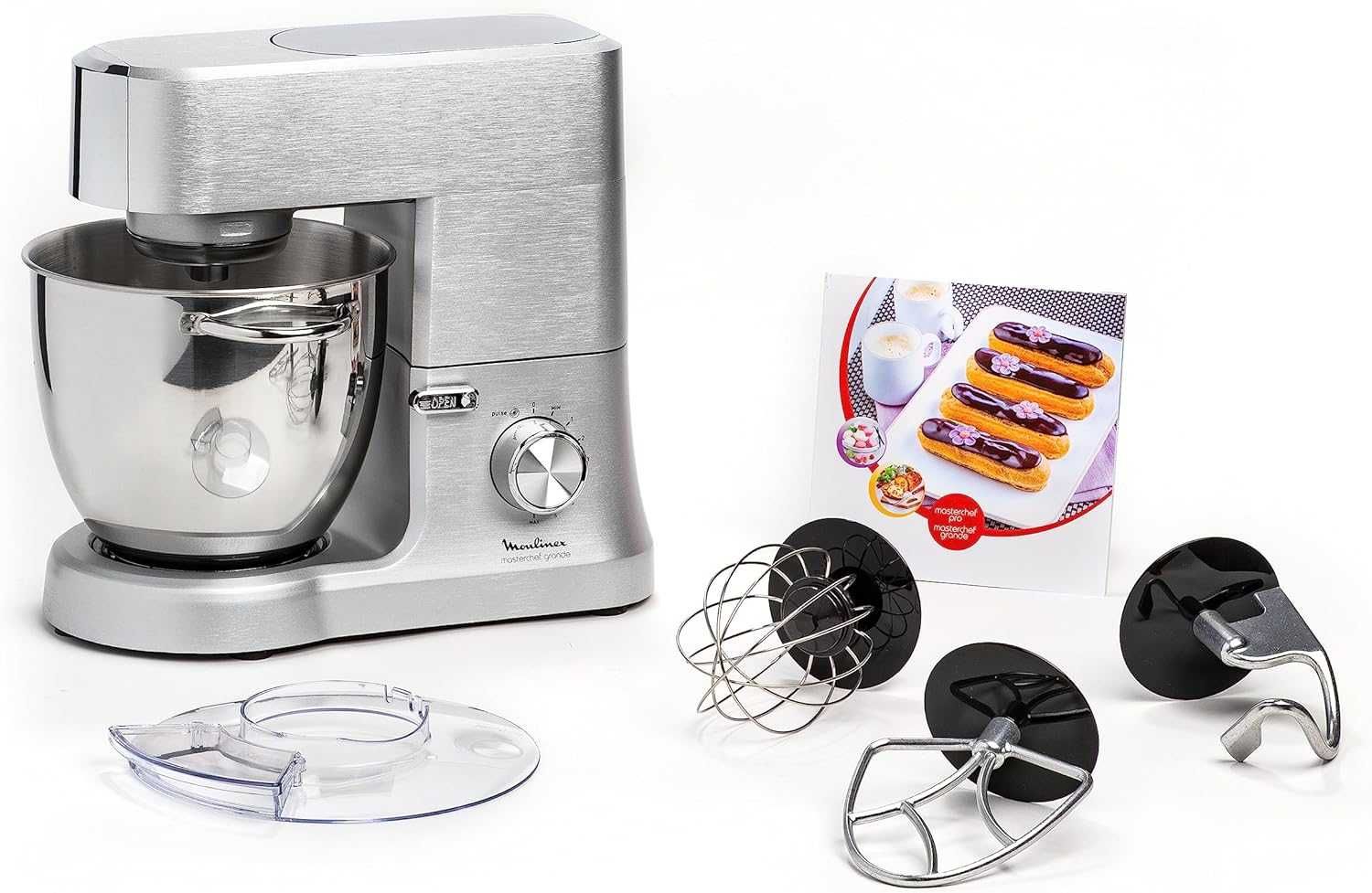 Moulinex Masterchef QA810D Планетарен миксер, 6,7L ,1500W, 8 скорости
