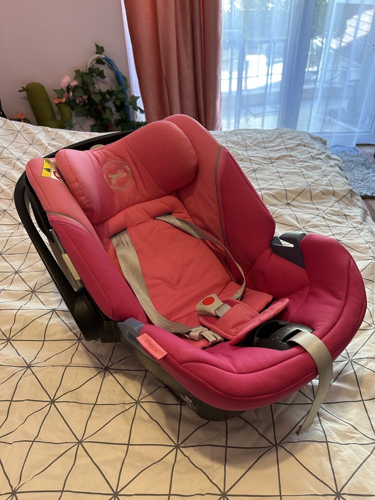 Столче за кола Cybex Aton 5 Magnolia Pink