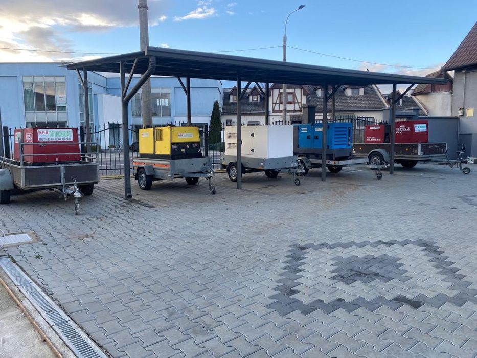 Generator de curent trifazic diesel pompa tencuit