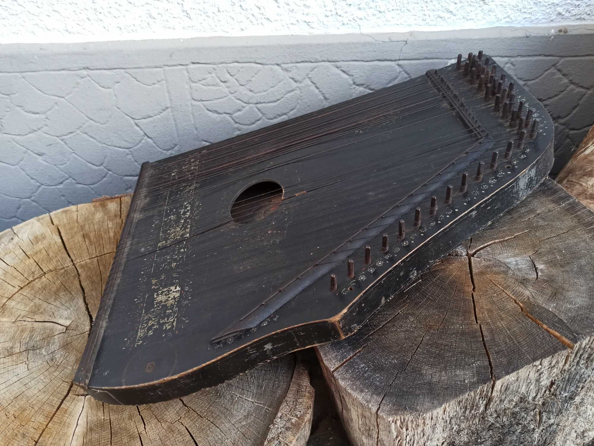 ENGEL GUITARR ZITHER  cetera , titera antica de colectie,  cca 1900