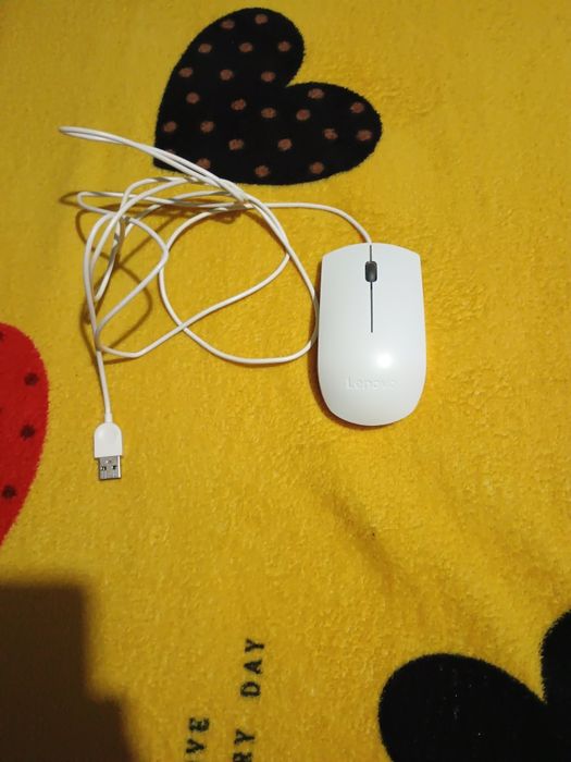 Mouse Lenovo alb