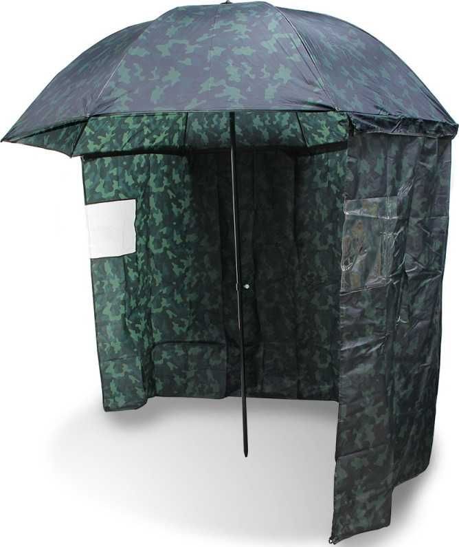 Намаление! Чадър с тента NGT Umbrella 45 Camo with Sides