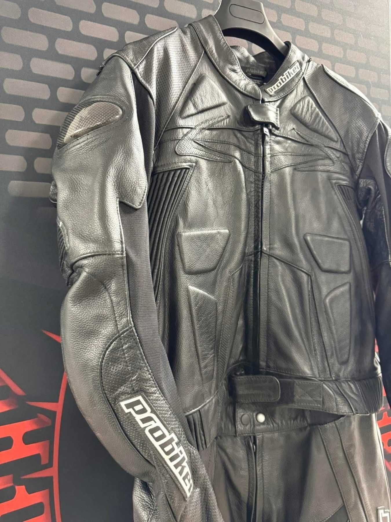 Кожен мото екип Probiker PRX-4 номер 58 на две части