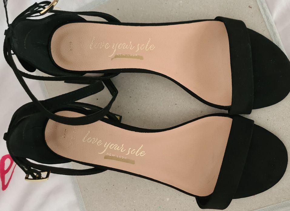 Sandale elegante cu toc mic