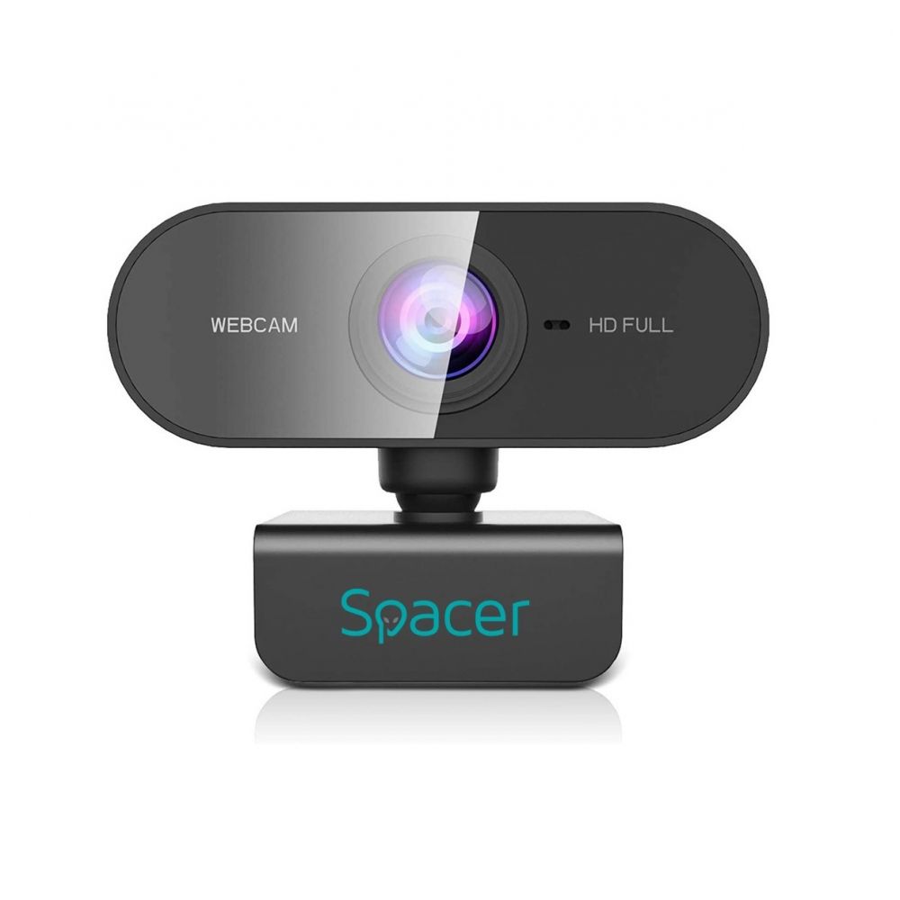 Camera Web Spacer SPW-CAM-01, 1080P Full HD, Auto focus, Negru