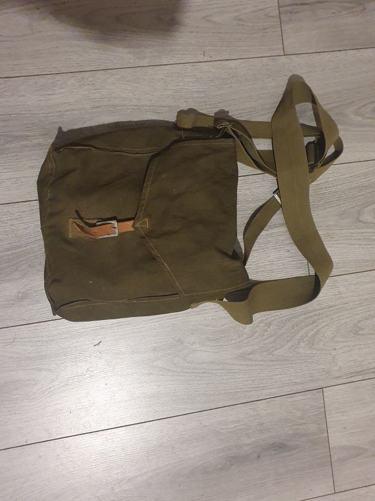 Masca de gaze militara vintage + geanta originala (de colectie)