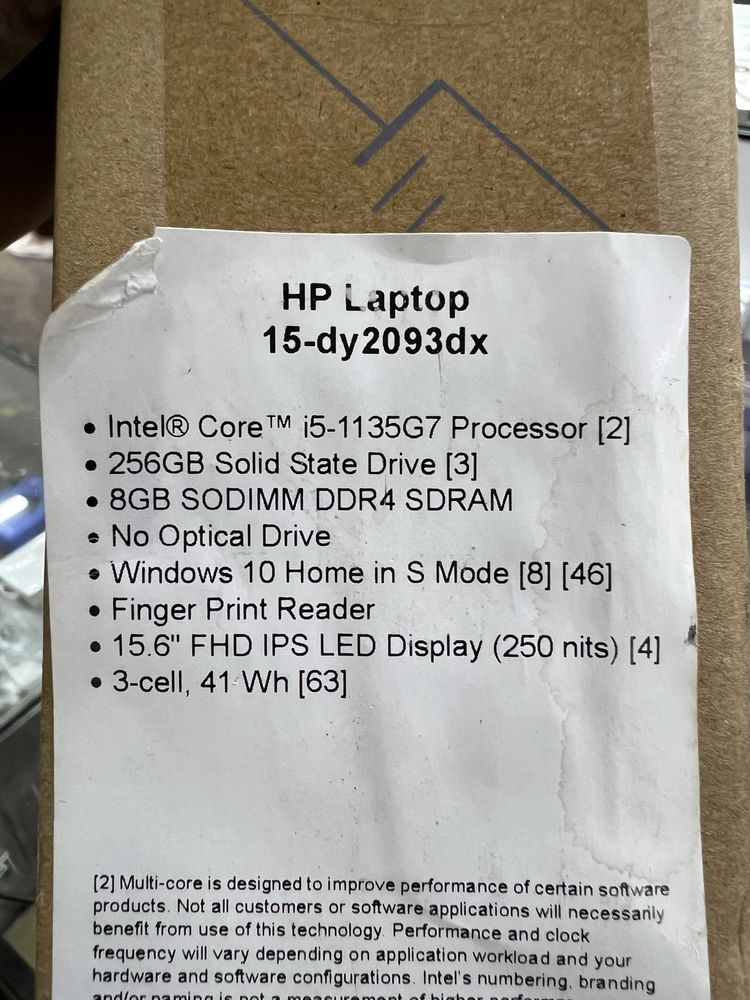 Hp laptop 15-dy2093dx