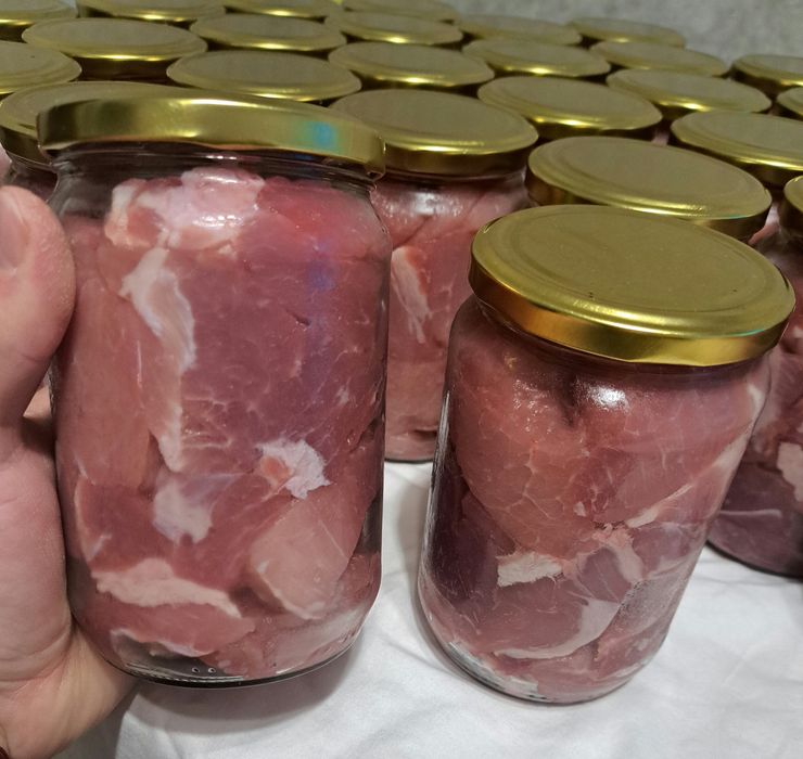 Свинско месо бут, буркан 720мл