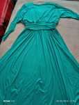 Rochie elegantă turcoaz mar L