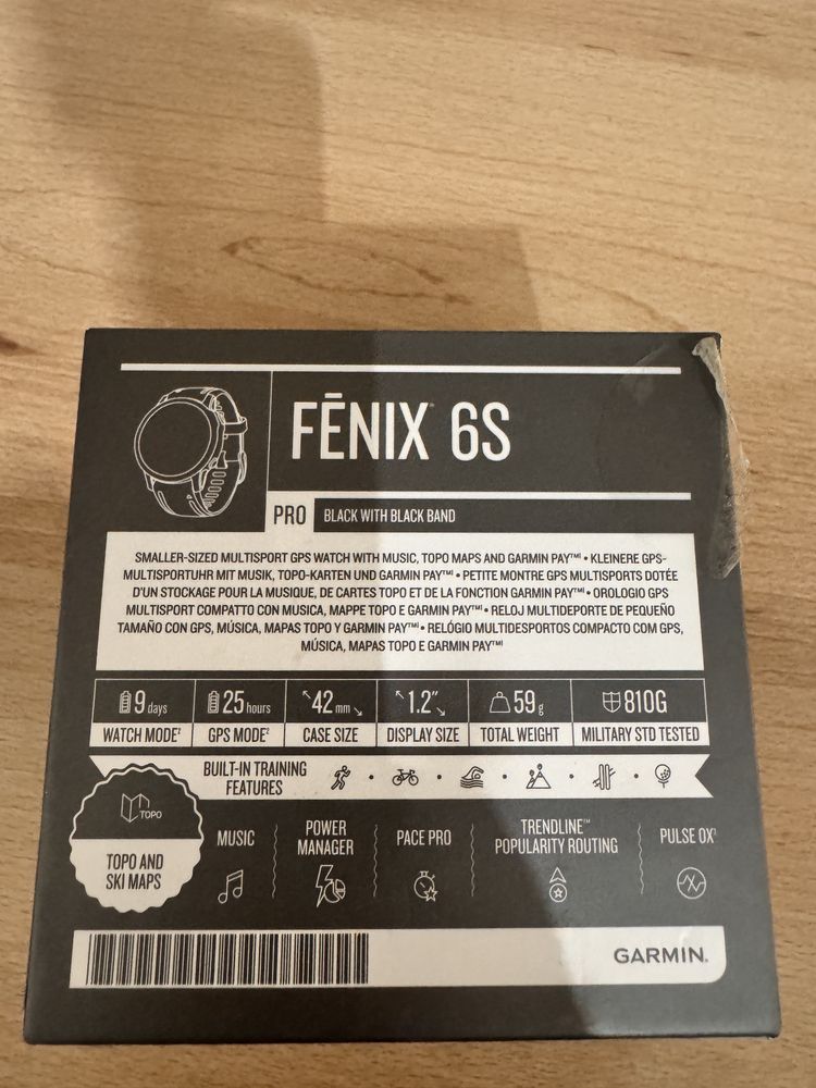 Garmin fenix 6s pro
